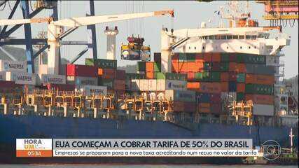 Tarifaço de Trump: taxas de 50% contra o Brasil entram em vigor nesta quarta-feira Tarifaço de Trump: taxas de 50% contra o Brasil entram em vigor nesta quarta-feira